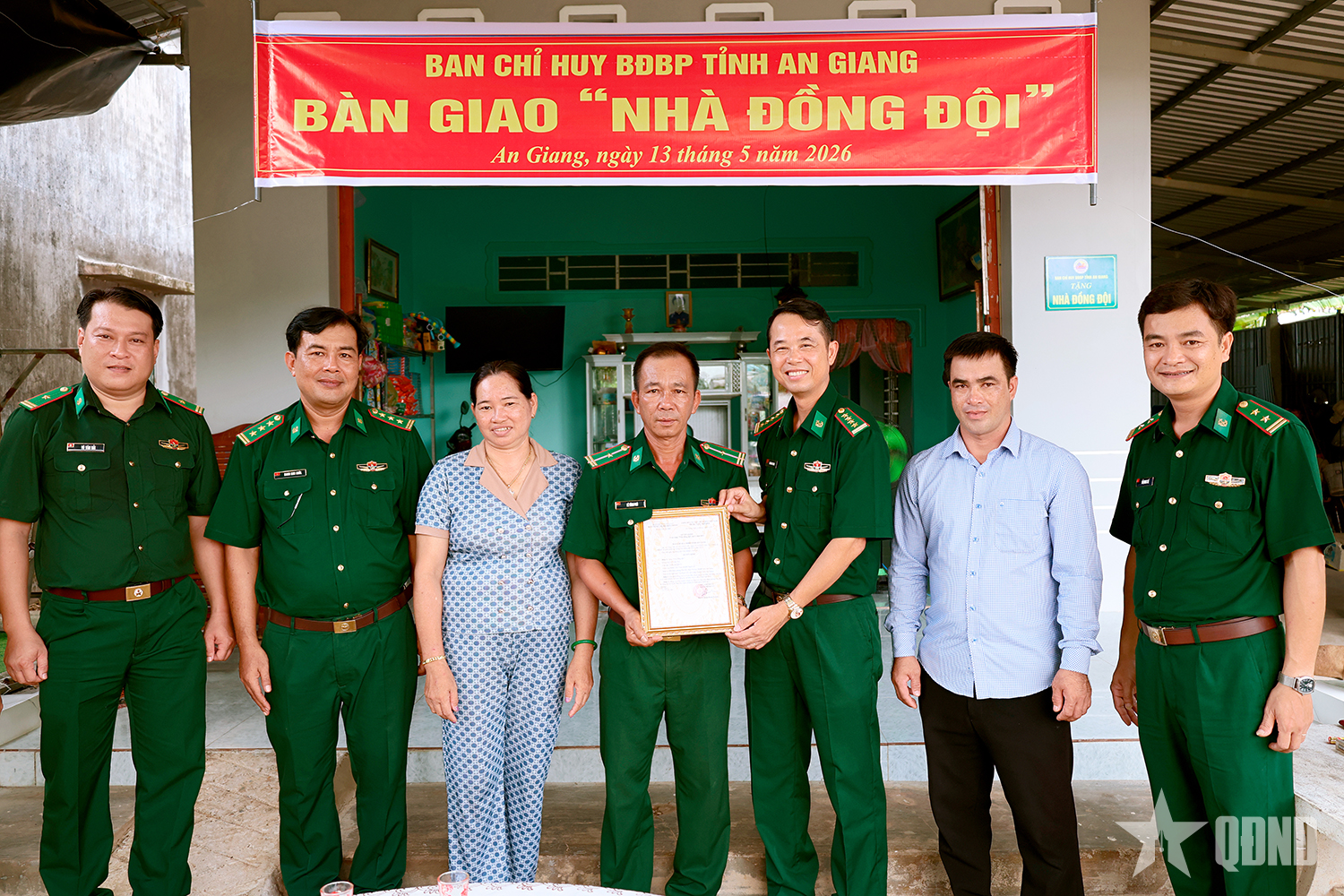 Bộ đội Biên phòng tỉnh An Giang bàn giao 7 căn 